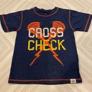 Wes and Willy Boys Cross Check Lacrosse T-Shirt